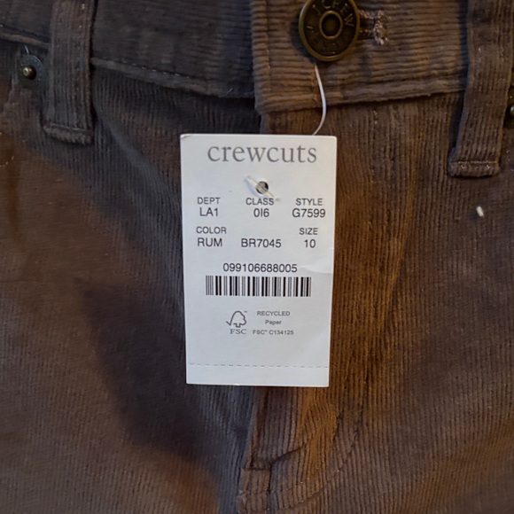 J. Crew Kids Brown corduroys - Picture 2 of 4